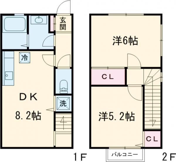 サン・メゾネットの間取り