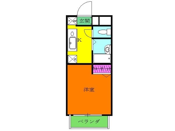 デザインコートＴＫの間取り