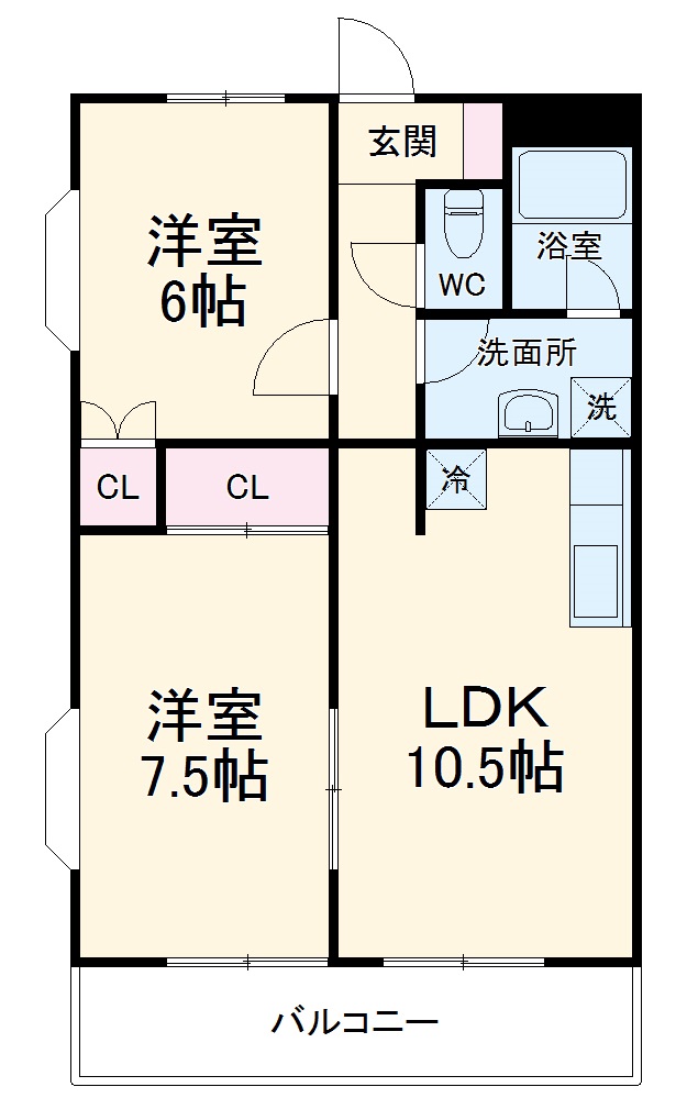 ジュネスダイワの間取り