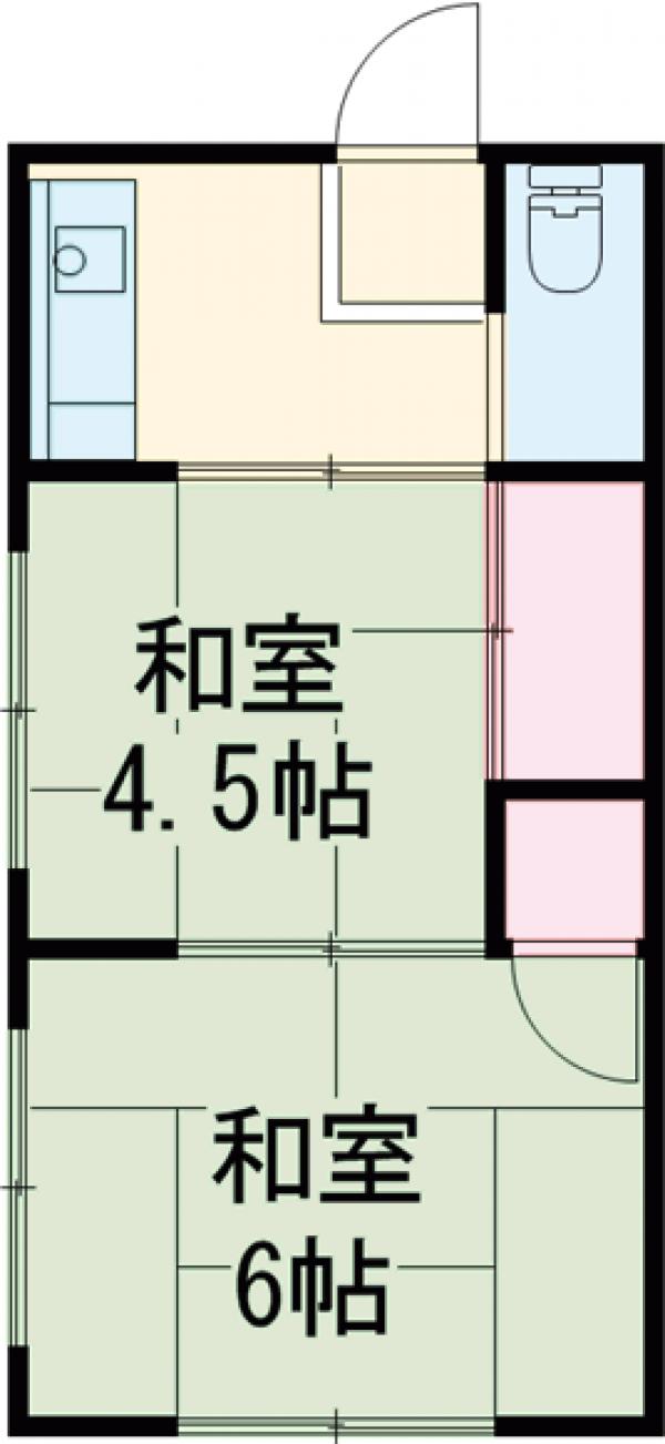若葉荘 203号室の賃貸物件詳細情報 東京都板橋区上板橋３丁目５ ５ 上板橋駅 アパート 賃貸ならハウスコム