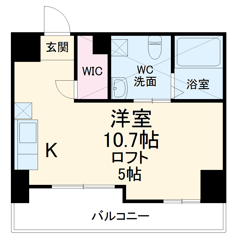 リエス千葉新宿の間取り