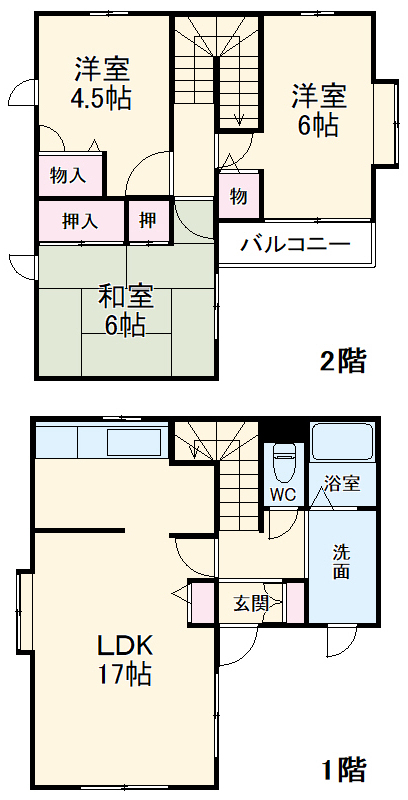 ドミエールの間取り