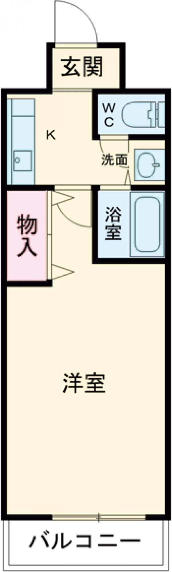 森野の完工年月(2003年3月)築の賃貸マンションの間取り