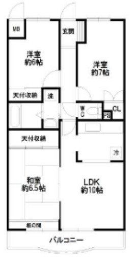 ウィーブ北町の間取り