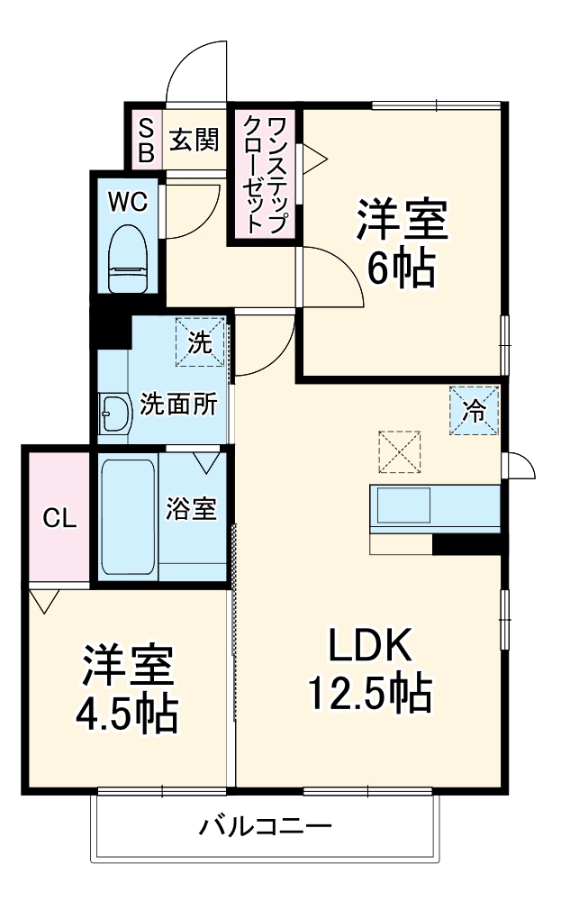 グランルミエール B棟の間取り