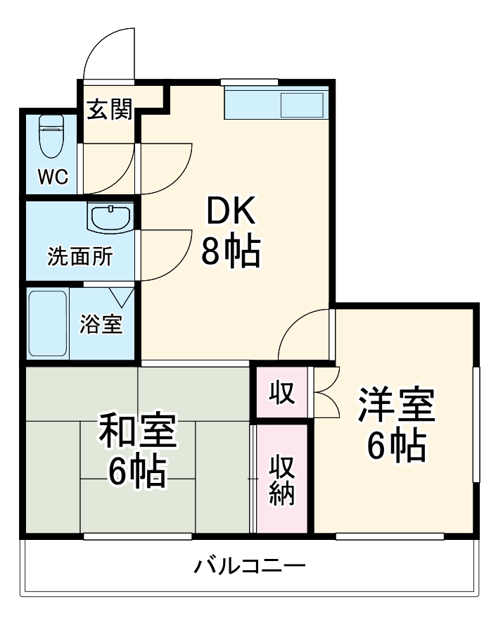 コーポ川島の間取り