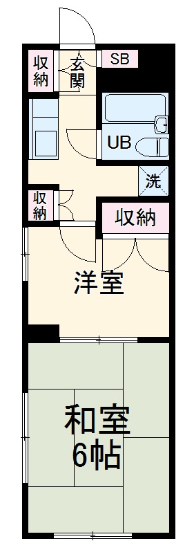 東川口宝パレスの間取り