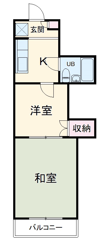 東川口宝パレスの間取り