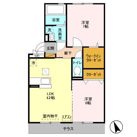 クレアールの間取り