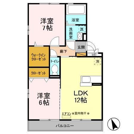 クレアールの間取り