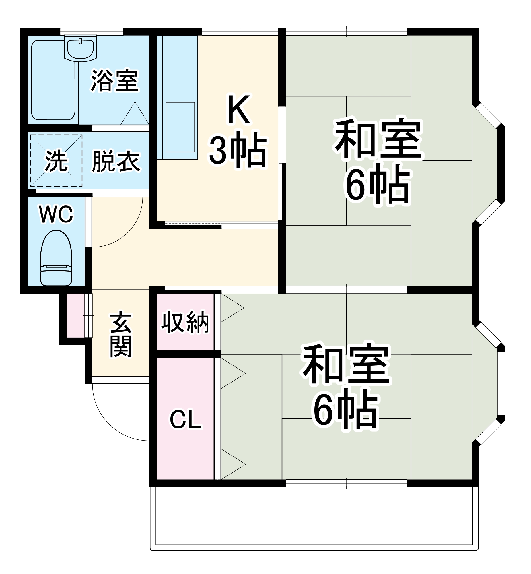 メゾン・ド・スリーエフの間取り