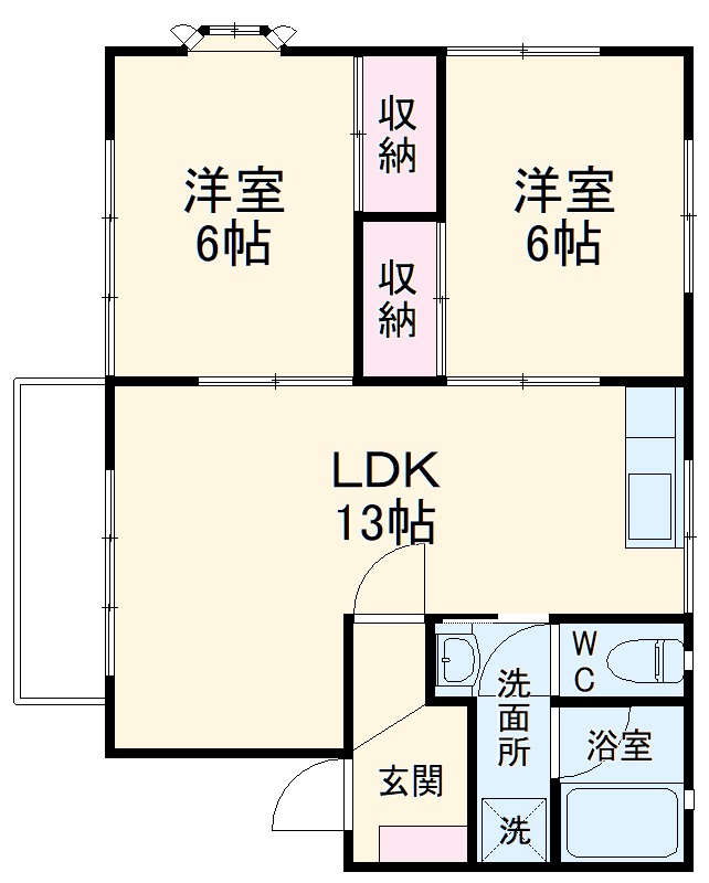 ブッシュクローバー佐鳴台の間取り