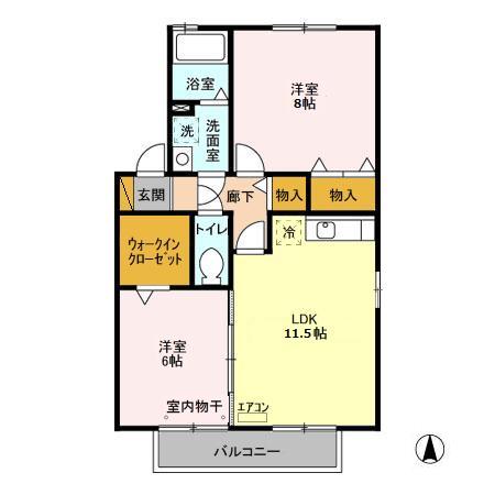 メルヴェイユ ABCの間取り