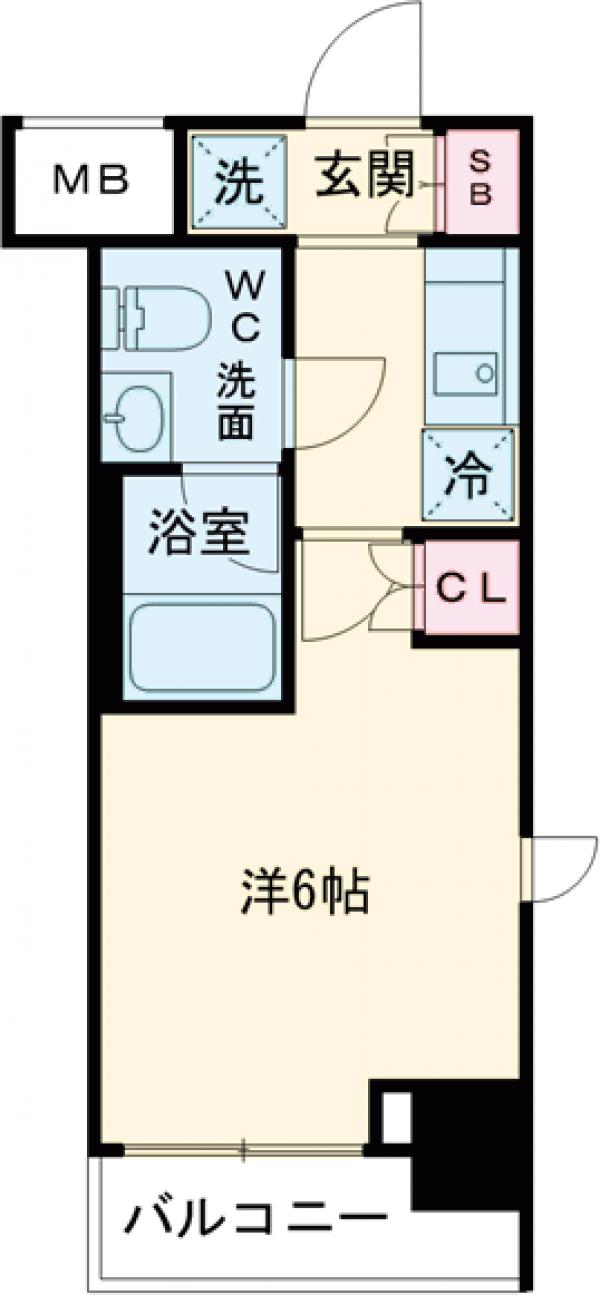 エストゥルース新小岩の間取り