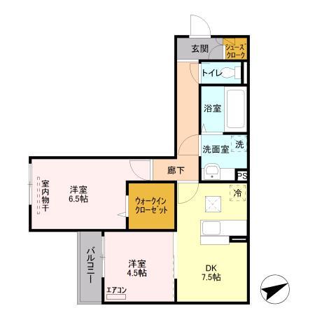 Sejour BoW(セジュール ボウ)の間取り