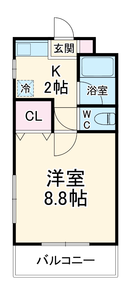 根上り松マンション松山の間取り