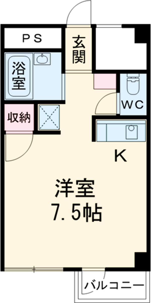 ヴィラ千草Ⅰの間取り