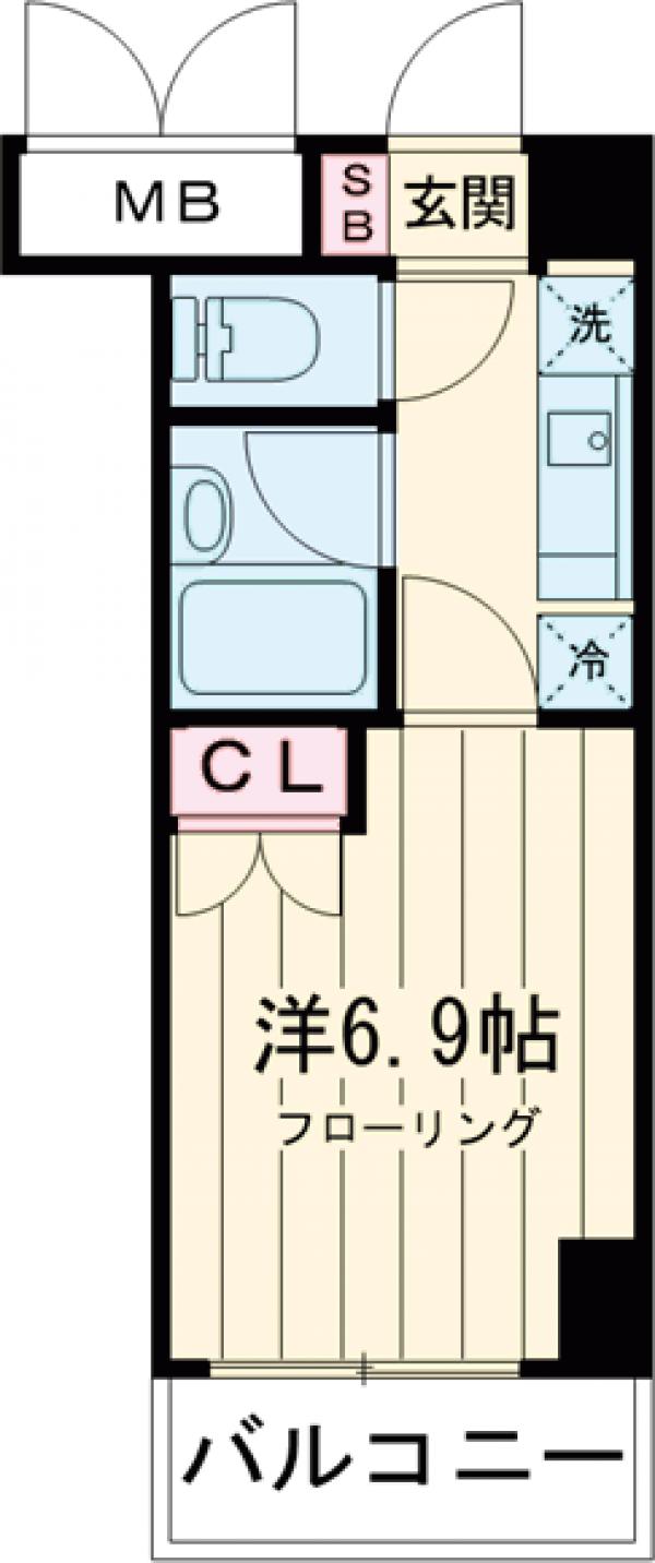 グランヴァン阿佐ヶ谷Ⅱの間取り