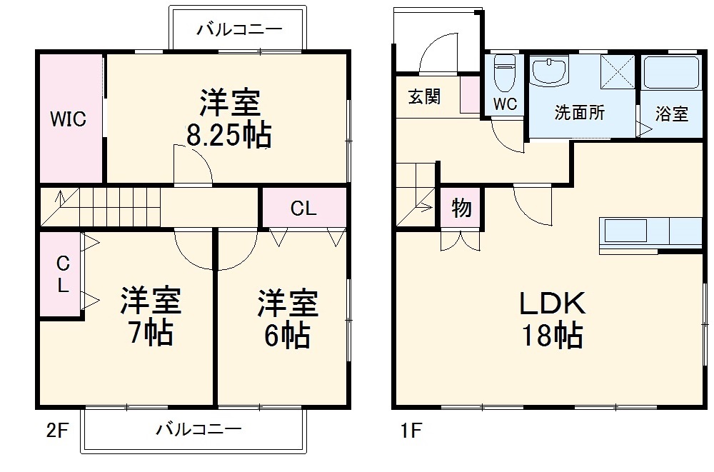 モーヴァンヒルズの間取り