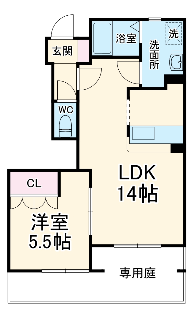 ロココプランBの間取り