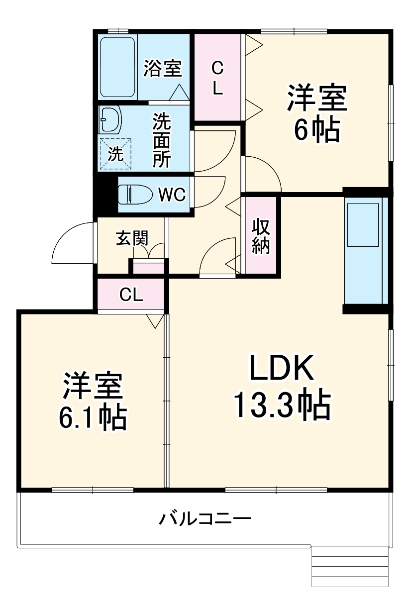 ルピナスの間取り