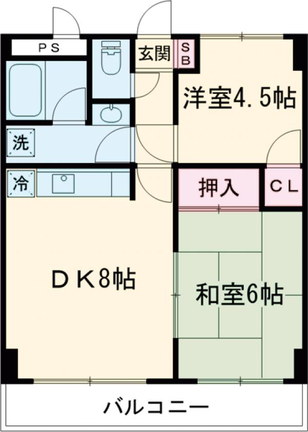 スクエアKⅢの間取り