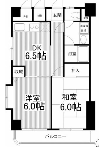 サンパークビルの間取り