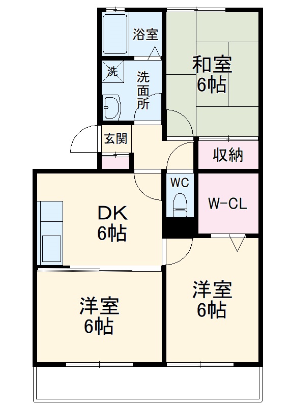 トマトノワの間取り