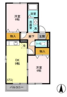 ヴィラージュ Ⅰ・Ⅱの間取り