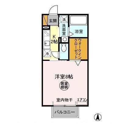 メゾンモナリエの間取り