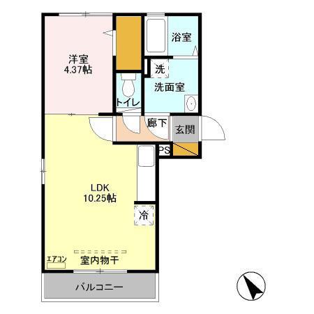 チェルニーの間取り