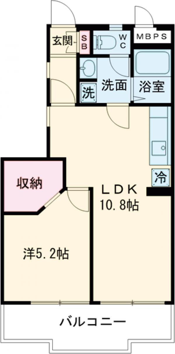 マリンコートの間取り