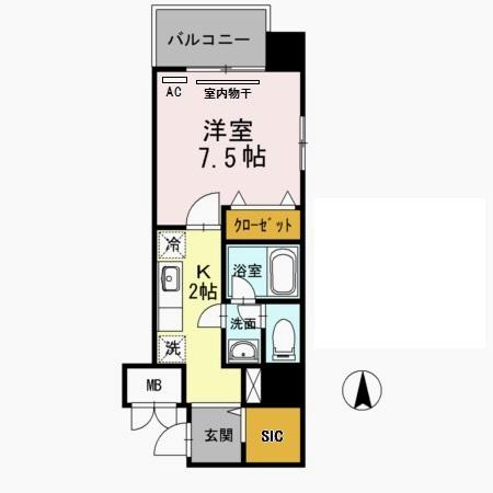 ひびき錦糸町門田ビルの間取り