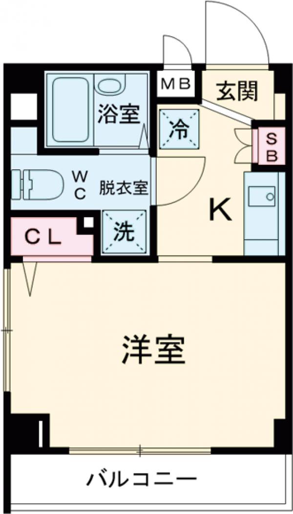 エルミタージュ南阿佐ヶ谷弐番館の間取り