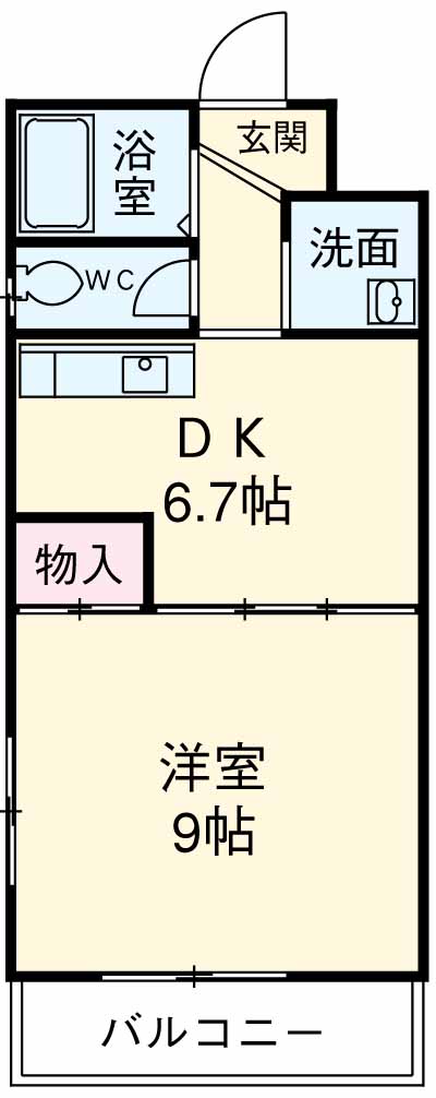 ガーデンプレイスヴィラBの間取り