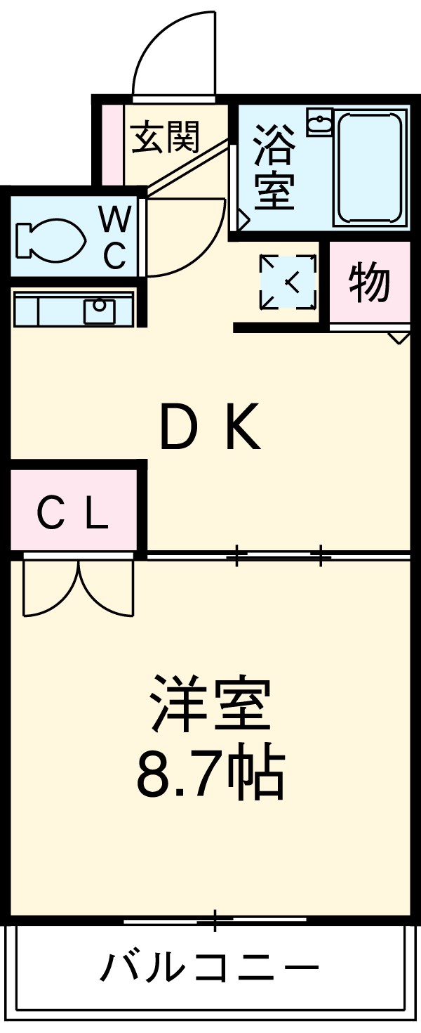 プラザヴィラAの間取り
