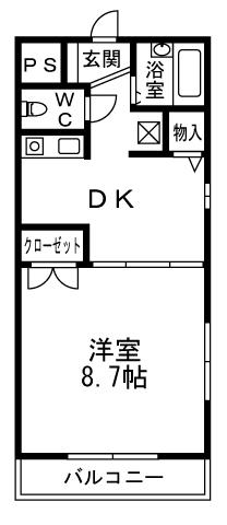 プラザヴィラＡの間取り