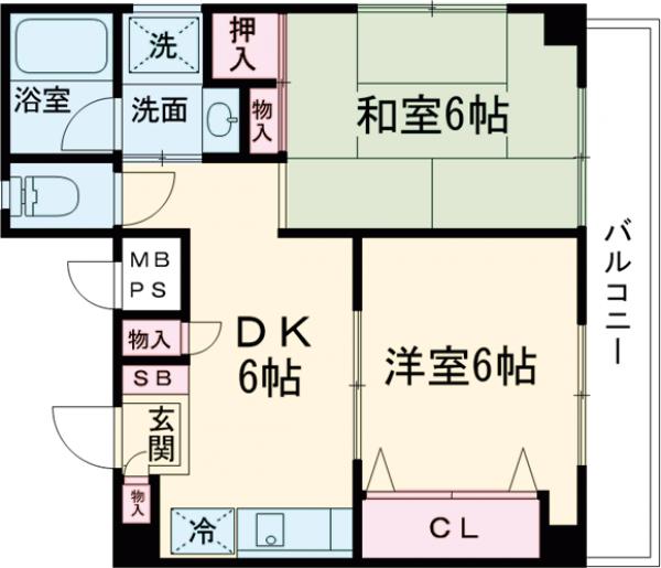 NIKOパークハイム新小岩の間取り