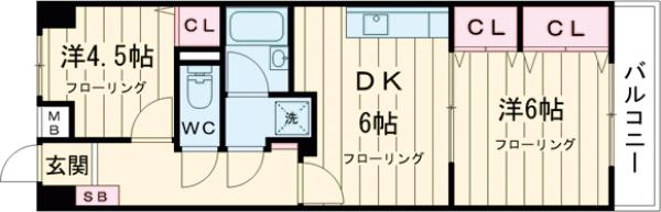 日神パレステージ新小岩の間取り
