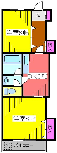 メゾンピュールの間取り
