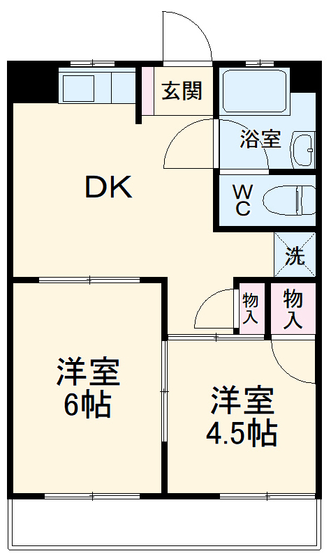 TKマンションの間取り