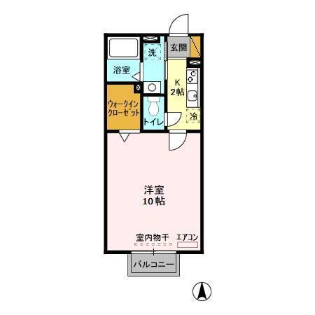 アリオス ガルソニエラの間取り