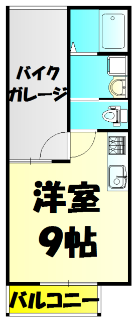 ガレージハウス葛城の間取り