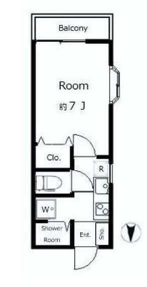 カサフロールの間取り