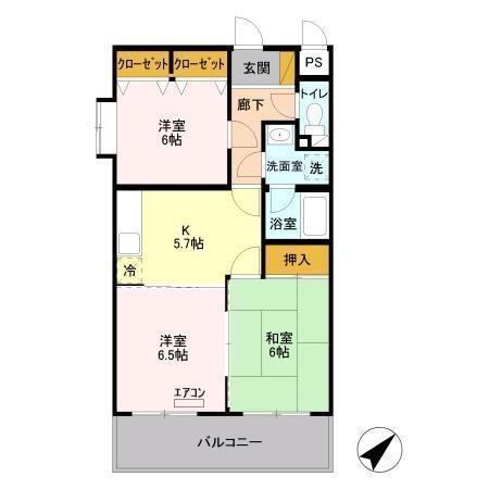 グランデージ長浦の間取り