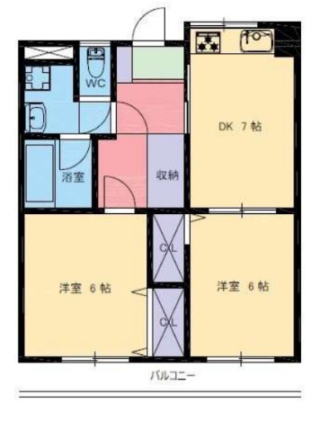 SKハイツ芝新町の間取り