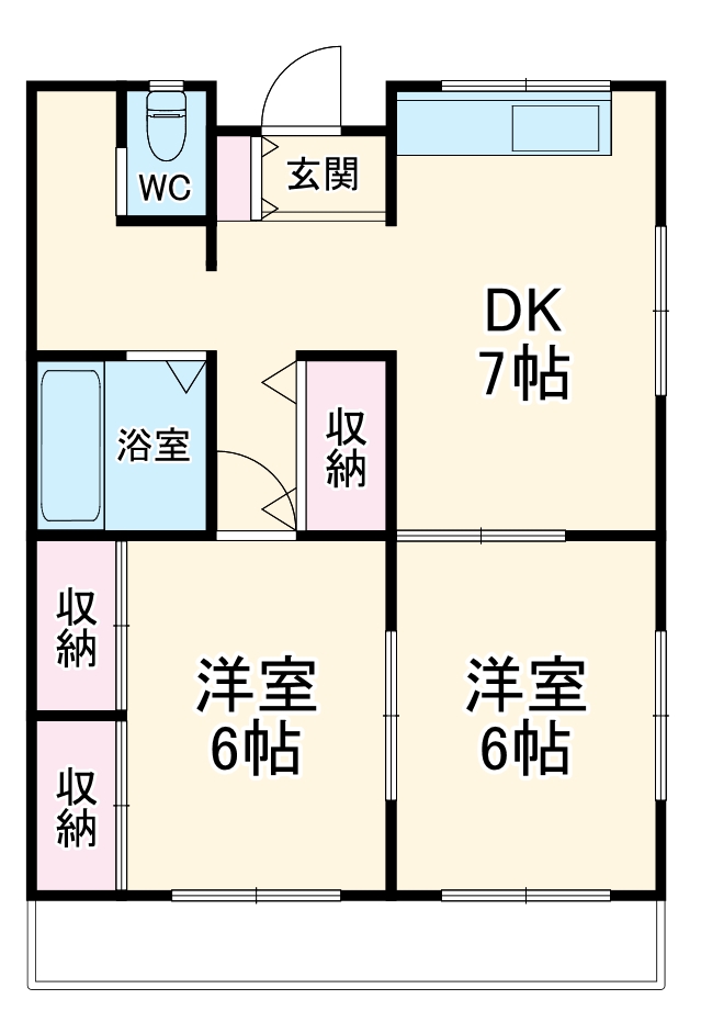 ＳＫハイツ芝新町の間取り