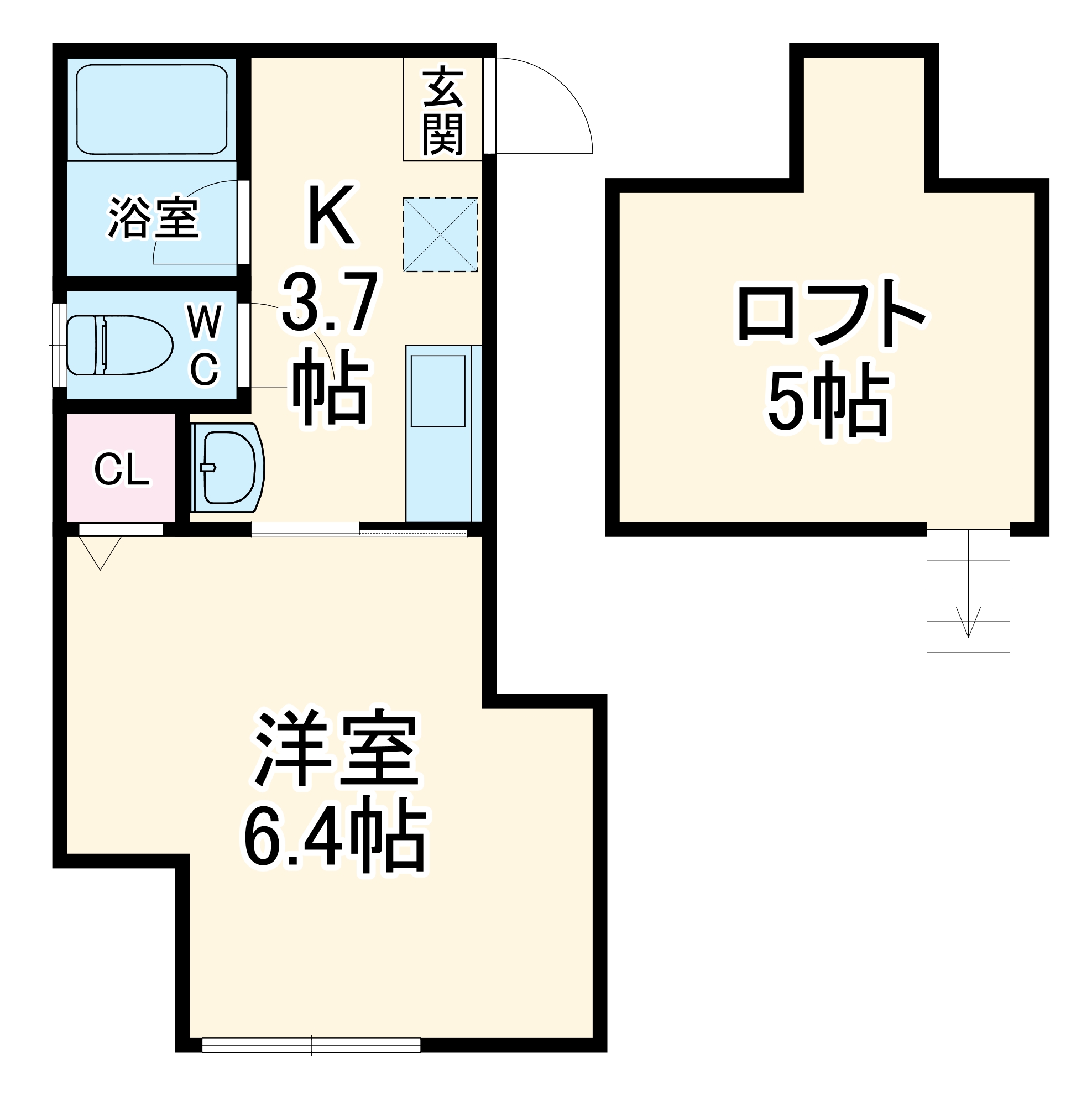 セピアハウスの間取り
