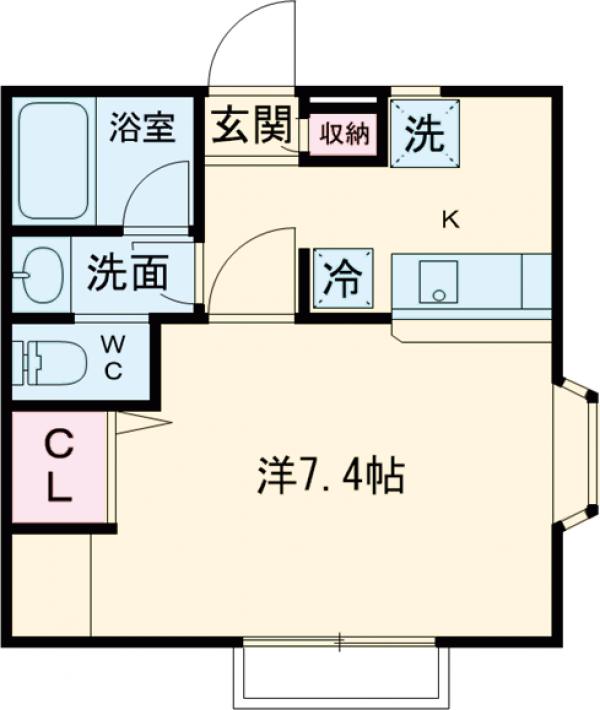 アドミラブールアビテの間取り