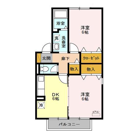 メイヒルズ Ⅲの間取り